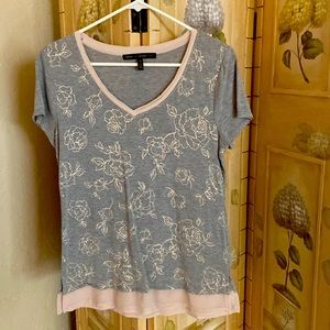 White House Black Market Sparkly Tee